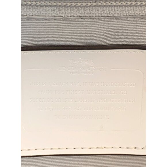 Coach Mewtro F32905 Quilted Leather Tote Bag With Chain Strap & Pockets O10723 - Picture 15 of 15